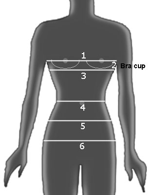 60'' Bra Tape Measuring Corset Cup Size Measuring Soft Ruler Measure Bust  Size