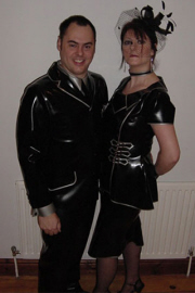 Miss Fetisha & Sheerking - Custom Made Rubber Suits